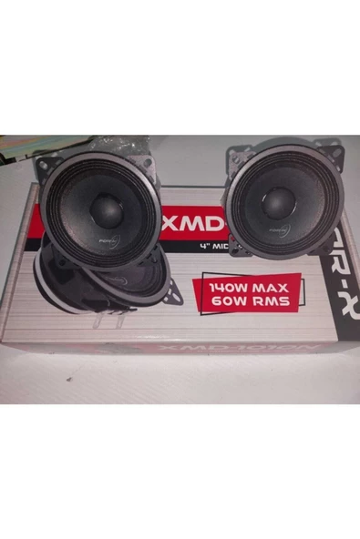 FOR-X XMD-1010N-140W MAX-60W RMS-10 CM NEO SLİM MIKNATIS MİDRANGE ÜST SERİ HOPARLÖR-2 ADET ürün görseli 1