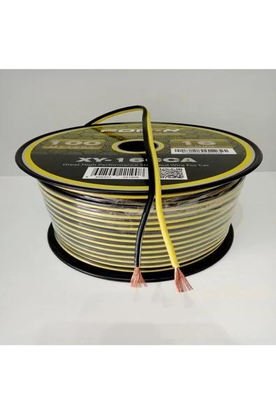 FOR-X 16ga Bass Ve Hoparlör Kablosu - Xy-16 Cca Amfi Bass Kablosu 16ga - 5 Metre ürün görseli 1