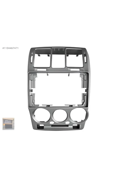 For-X HYUNDAi GETZ-2002-2011-GÜMÜŞ RENK-9'' MULTİMEDYA ÇERÇEVESİ-DİREKSİYON UYUMLU-SOKETLİ-TEKNİK DESTEKLİ ürün görseli 1