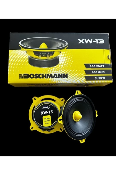 BOSCHMANN XJ-13-ANFİ UYUMLU-13 CM MİDRANGE KAPI HOPARLÖRÜ-2 ADET ürün görseli 1
