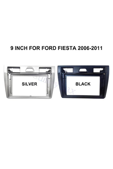 Bawerlink FORD FİESTA 2006-2011 ARASI-9''-MLTİMEDYA ÇERÇEVESİ-DİREKSİYON UYUMLU-TEKNİK DESTEKLİ ürün görseli 1