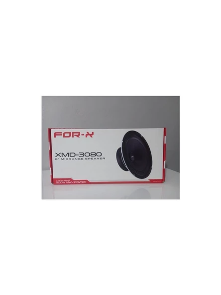 FOR-X XMD-3080-300W MAX-150W RMS-PROFESYONEL 20 CM MİDRANGE HOPARLÖR-2 ADETTİR ürün görseli 1
