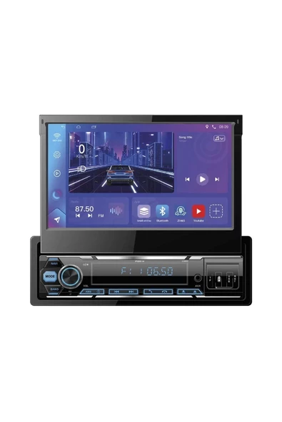 FOR-X X-9400A V4-7'' HD ANDROİD-2GB RAM-32GB-WİFİ-USB-FM-BT-MP3-MP4-CARPLAY-KAMERA HEDİYELİ İNDASH TEYP ürün görseli 1