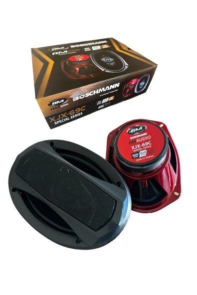 Boschmann 900 Watt 150 Watt Rms Tweeter'lı Oval Hoparlör ürün görseli 1