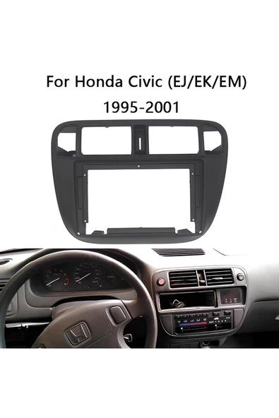 Bawerlink HONDA CİVİC İES- 1996-2001 ARASI-9'' Uyumlu MULTİMEDYA ÇERÇEVESİ-DİREKSİYON UYUMLU TEKNİK DESTEKLİ ürün görseli 1