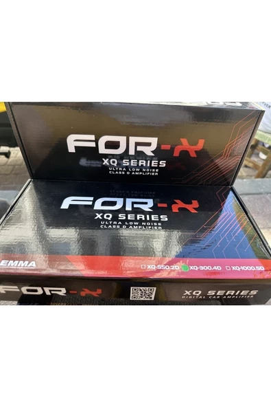 FOR-X XDQ-300.4D-4X300W RMS-FÜPROFESYONEL MİNİ BAS KUMANDALI FULL RANGE MİDRANGE ANFİ ürün görseli 1