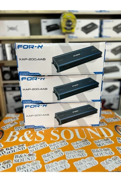 For-X FORX XAP-200.4AB-4X220W RMS- ANFİ GERÇEK DEGER KALİTELİ ÜRÜN-AB CLASS 2 YIL GARANTİLİ ürün görseli 1