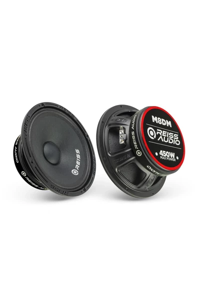 Reiss Audio Rs-m8dm 20cm Midrange 450watt Max Power 150 Watt Rms Power (2 Adet ) ürün görseli 1