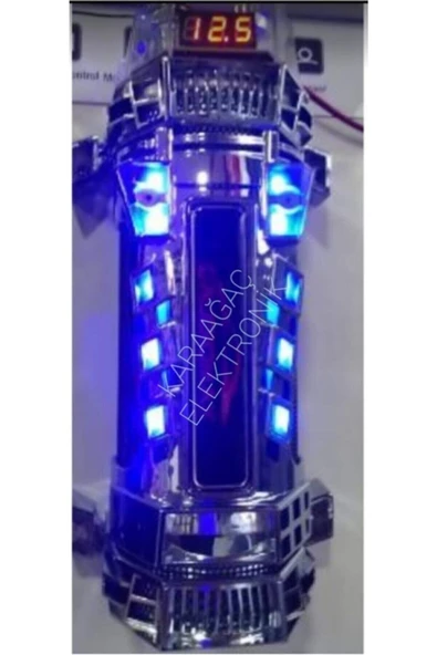 AUDİOMAX Power Capasıtor, 10 Farad Led Ekranlı Remoteli Power Kapasitör ürün görseli 1