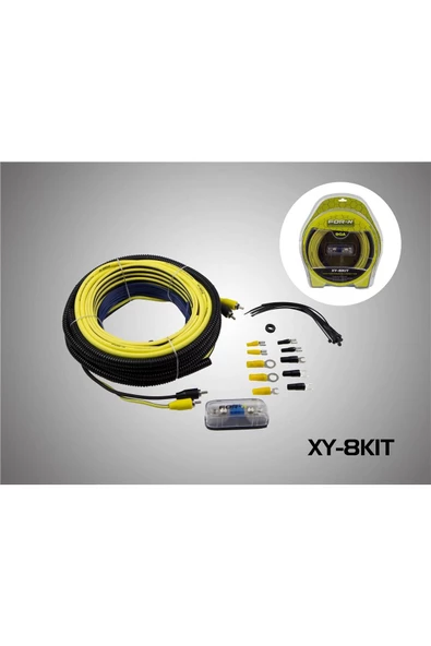 For-X 8GA-KALİTELİ-PROFESYONEL ANFİ SET KABLOSU-TÜM KABLOLAR MEVCUTTUR. ürün görseli 1