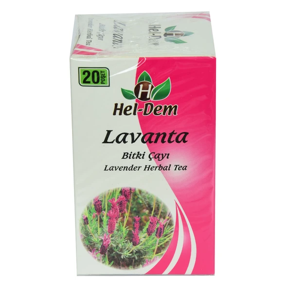 Hel-Dem Lavanta Bitki Çayı 2 Gr x 20 Süzen Poşet 40 Gr ürün görseli 1