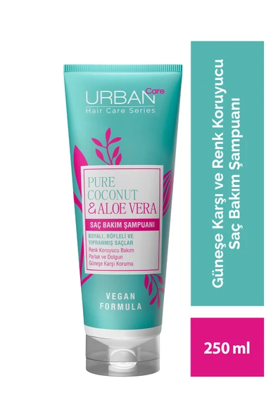 URBAN CARE SAMPUAN PURE COCONUT & ALOE VERA 250 ml ürün görseli 1