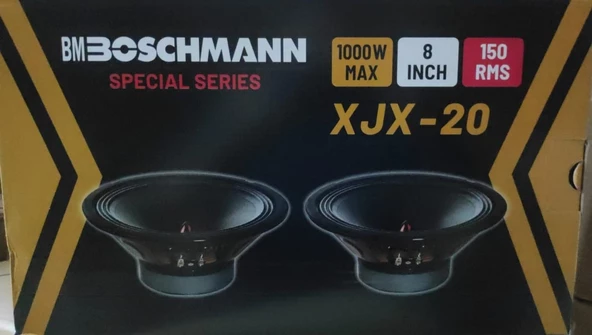 BOSCHMANN XJX-20 -20CM-1000WMAX-150W RMS MİDRANGE HOPARLÖR-2 ADETTİR ürün görseli 1
