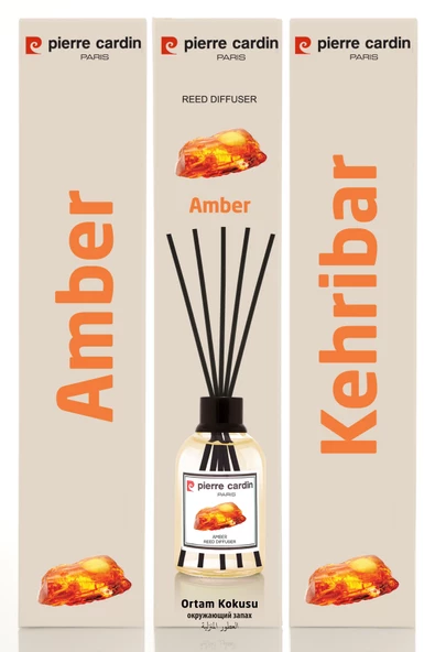 Pierre Cardin Reed Diffuser 110 ml - Amber- Oda Kokusu - Resim 4