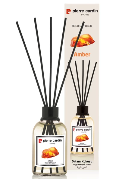 Pierre Cardin Reed Diffuser 110 ml - Amber- Oda Kokusu - Resim 2