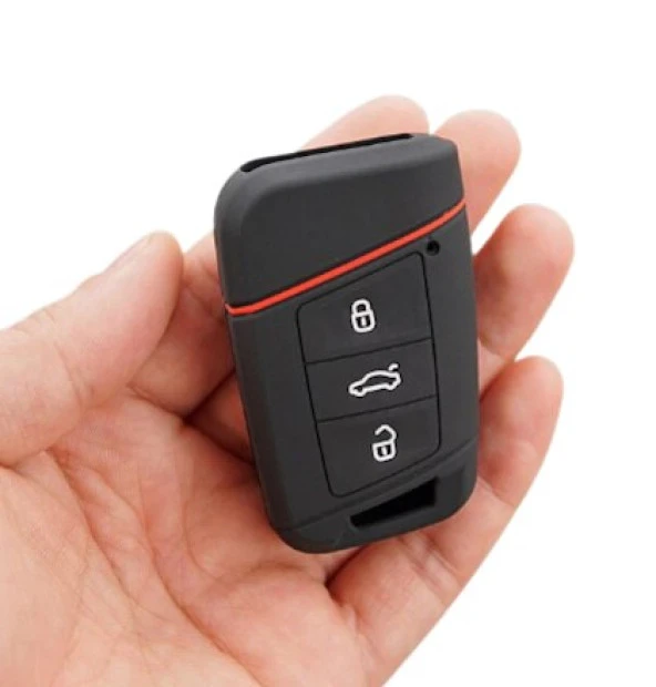 VW Jetta Start Stop Silikon Anahtar Kılıfı - Resim 4