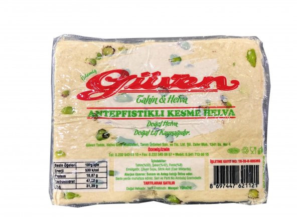 Güven Antep Fıstıklı Helva 500 gr ürün görseli 1