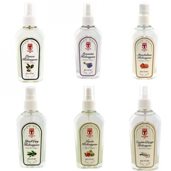 Tariş Limon-Zeytin-Y.çay-Mandalina-İncir-Lavanta sprey 80cc 6 lı ürün görseli 1