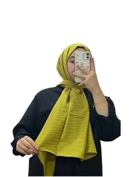 JAKARLI MİDYE DESENLİ ŞAL 1027 - Resim 2