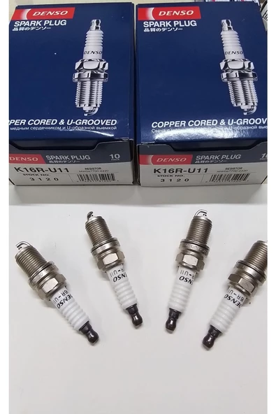 DENSO Honda Jazz City 2002-2008 Ateşleme Bujisi ( Takım - 8 Adet ) Denso K16ru11 ürün görseli 1