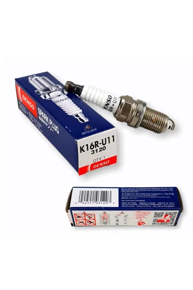 DENSO K16ru11 Ateşleme Bujisi 4 Adet  (bazı Nıssan-toyota-dodge-chrysler Modelleriyle Uyumludur) ürün görseli 1