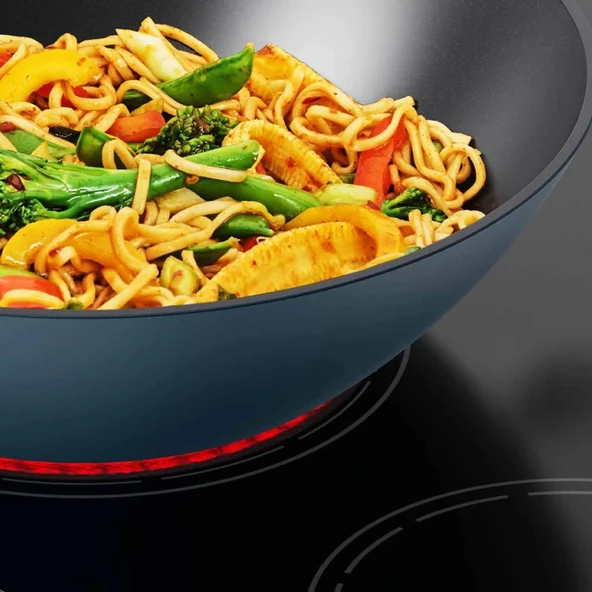 Joseph Joseph 45048 Space 32 cm Wok Tava - Resim 4