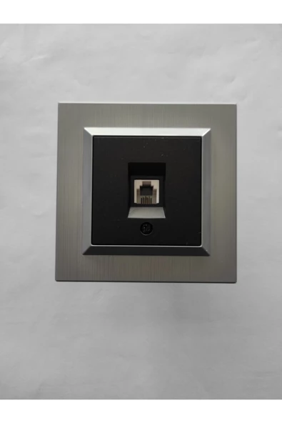 OVİVO Quantum Gümüş Siyah Numeris Mekanizma+çerçeve ürün görseli 1