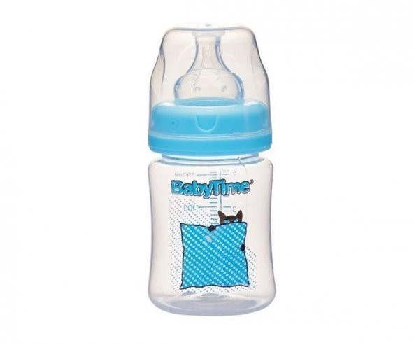 Baby Time BT076 Geniş Ağız Pp Biberon 150 Ml - Mavi ürün görseli 1