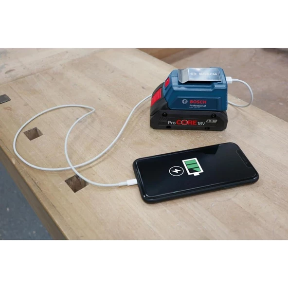 Bosch Gaa 18V-48 18 Volt USB Şarj Adaptörü - Resim 2