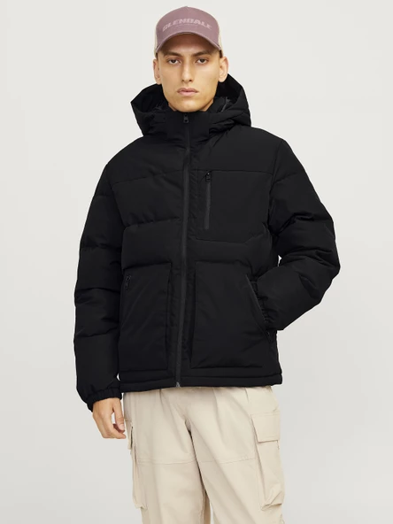 JACK JONES Erkek Rüzgar Geçirmez Kapüşonlu Mont 12258416 ürün görseli 1