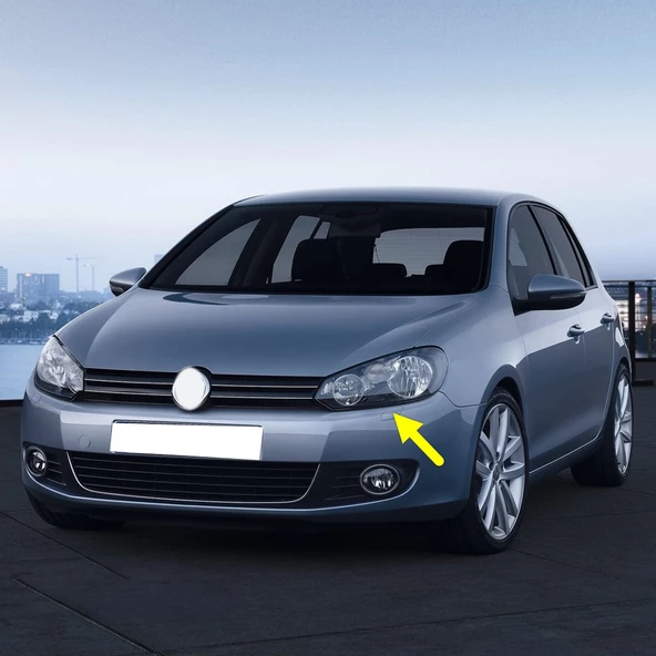 VW Golf 6 2009-2012 Sol Ön Far Yıkama Pompası Jeti 5K0955978A ürün görseli 1