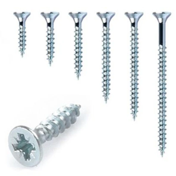 414 Sunta Vidası Çinko 6*60mm 200 Adet ürün görseli 1