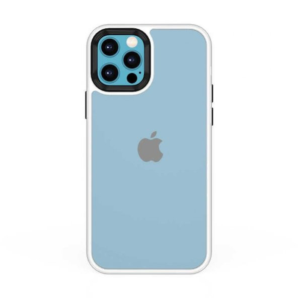 Ceponya Apple iPhone 12 Pro Max Kılıf ​​Kamera Korumalı Şeffaf ürün görseli 1