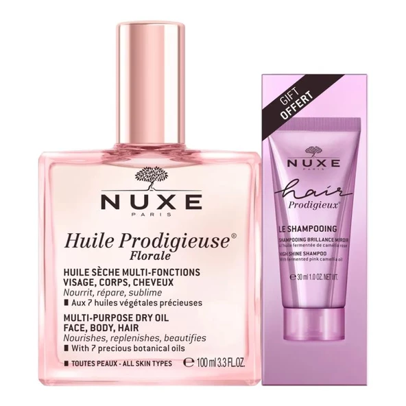 Nuxe Huile Prodigieuse Floral Çok Amaçlı Kuru Yağ 100 ml - Şampuan HEDİYE ürün görseli 1