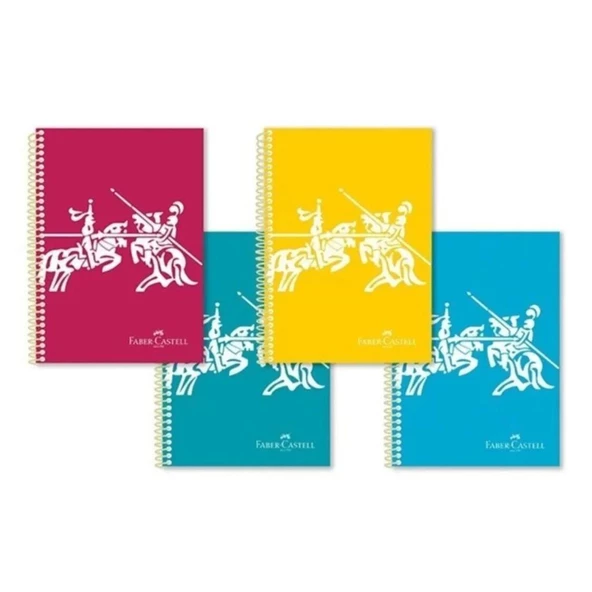 Faber Castell Defter Cr1 A4 Pp Kapak 60 Gram 140 Yaprak Kareli 5075000351000 ürün görseli 1