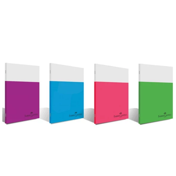 Faber Castell Defter Smart A4 Dikişli Pp Kapak 100 Yaprak Kareli 5075000171 ürün görseli 1