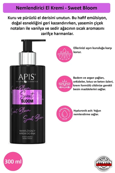 Nemlendirici El Kremi - Sweet Bloom - 300 Ml ürün görseli 1