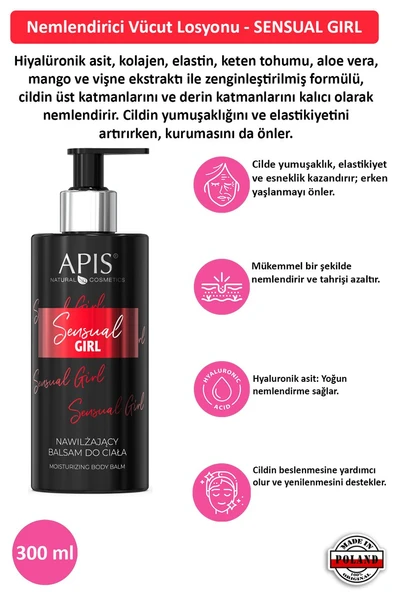 Nemlendirici Vücut Losyonu - SENSUAL GIRL - 300 Ml ürün görseli 1