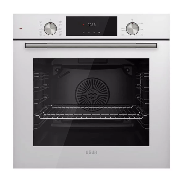 Uğur UAF 6011D BCPET Fry Art Beyaz Ankastre Fırın ürün görseli 1