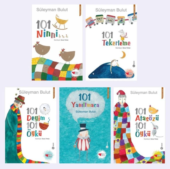 Süleyman Bulut Seti 5 Kitap 101 Deyim 101 Atasözü 101 Ninni 101 Yanıltmaca 101 Tekerleme ürün görseli 1