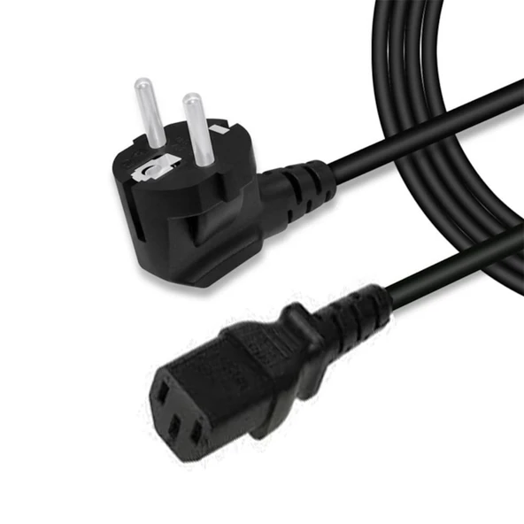Bilgisayar Power Kablosu Monitör Güç Kablo 1.5 Metre Koruma Girişli ürün görseli 1