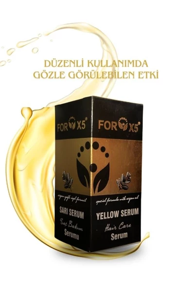 FORX5 Sarı Serum& Dermaroller Set ürün görseli 1