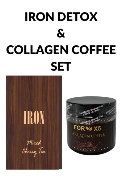 IRON DETOX & COLLAGEN COFFEE SET ürün görseli 1