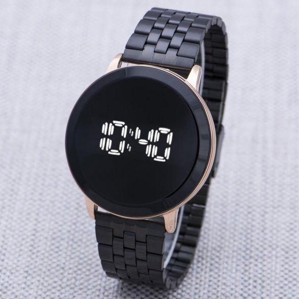 Unisex Çelik Kasa Klips Kordon Dijital Led Dokunmatik Kadın Kol Saati ST-303947 ürün görseli 1