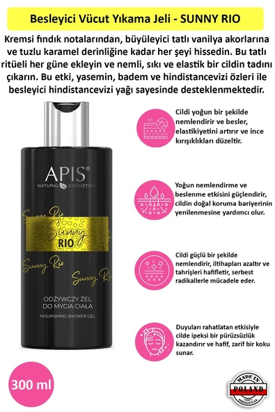 Besleyici Vücut Yıkama Jeli - SUNNY RIO - 300 Ml ürün görseli 1