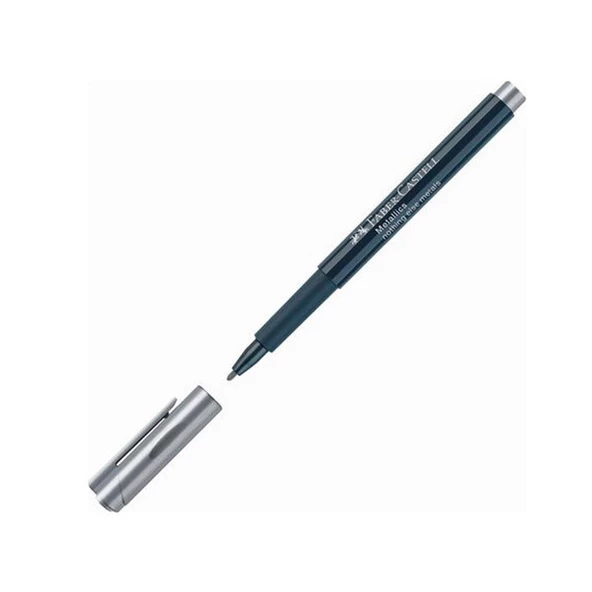 Faber Castell Markör Kalem Metalik Gümüş 5010160751000 ürün görseli 1