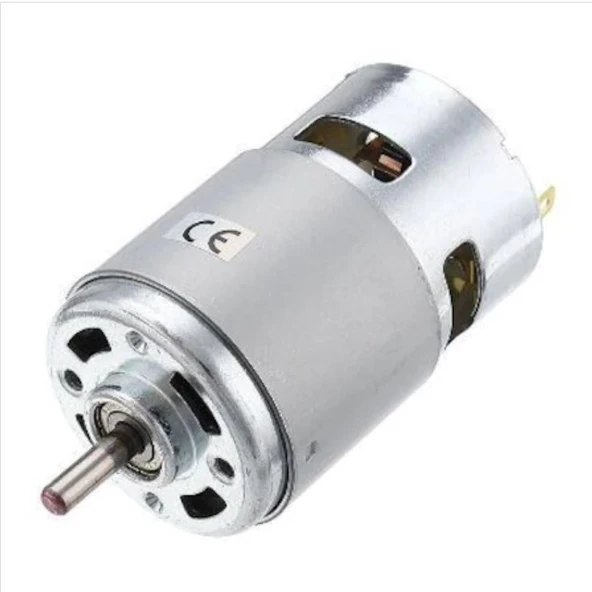 RS775 24v 12000 Rpm Dc Motor Hobi Matkap, CNC, Testere Motoru RS 775 ürün görseli 1