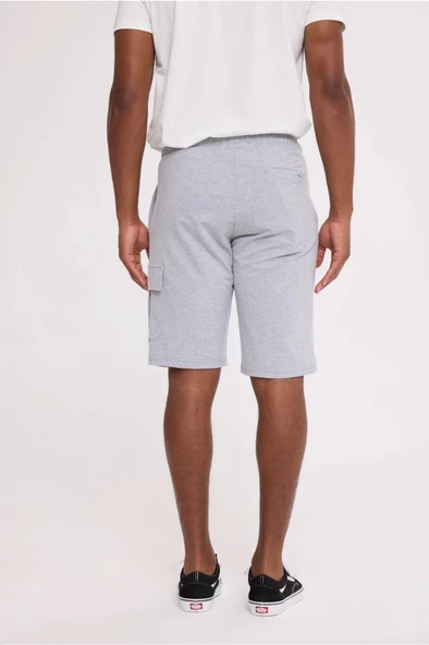 Graymelange CASH CARGO SWEATSHORT - Resim 5