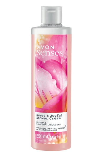 Senses Sweat & Joyful Frezya Ve Nar Kokulu Krem Duş Jeli 250 Ml. ürün görseli 1