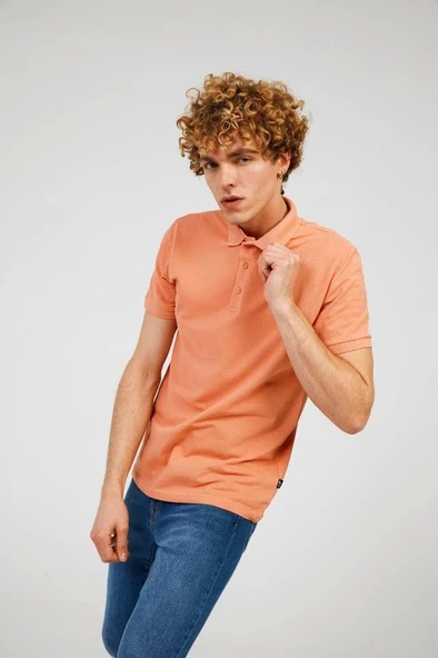 Salmon FATHER BASIC POLO - Resim 3